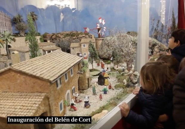 Inauuguració del belen de cort